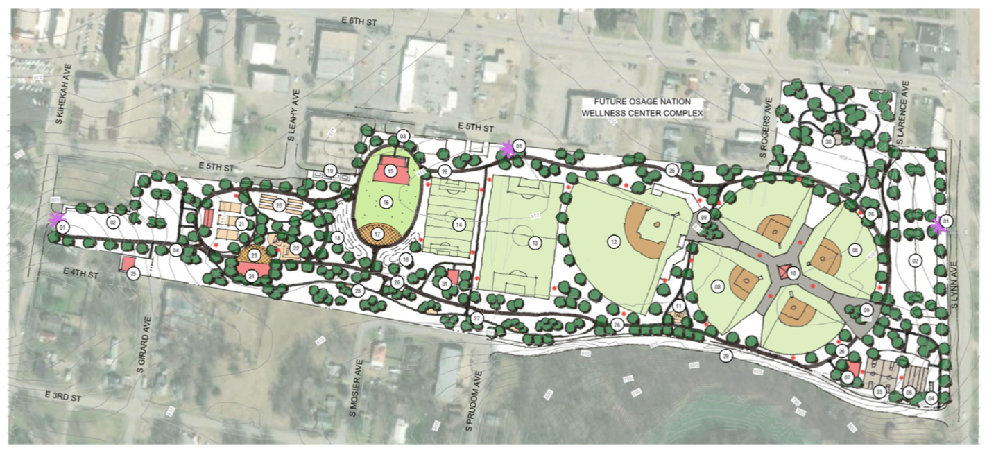 Outdoor Sports Complex Construction Safety and Wellness Efforts Osage
